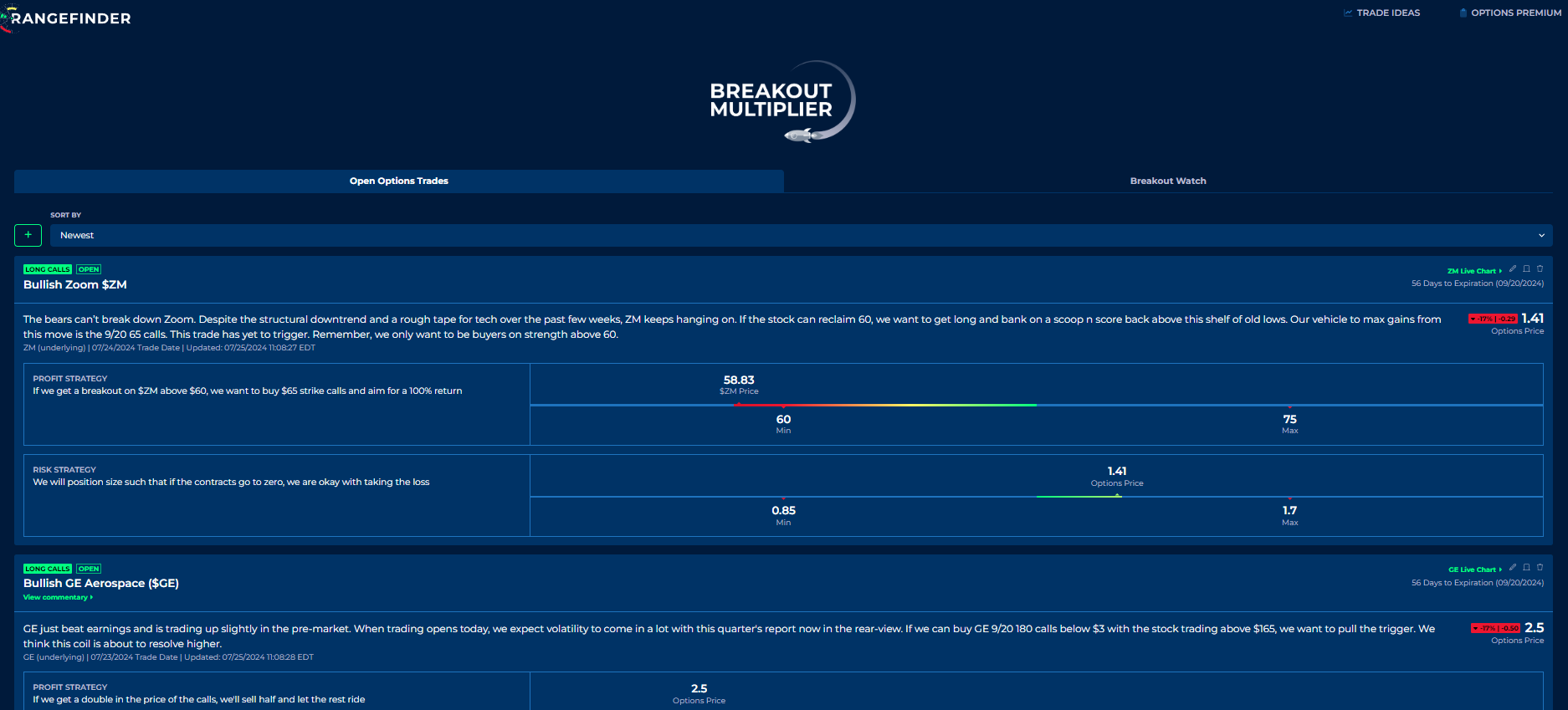 breakout multiplier screenshot